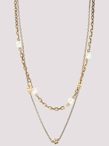 ALEXANDER MCQUEEN Perlen Skull Kettenhalskette 734751 I170A 2375 151053913 [P]