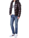 MONCLER マヤ ロゴパッチ スリーブポケット グースダウン フード パディング 119476308 [P]