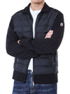 Moncler Logo Patch Hybrid Down Cotton Zip-Up 119476309 [P]