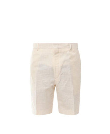 Fendi Cotton Linen Bermuda Shorts FB0821 AR94 F1MTI 151056512 [P]