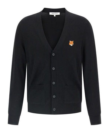 Maison Kitsune Fox Head Merino Regular Cardigan 151059714 [P]