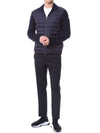 MONCLER Hybrid-Design-Padding-Strickjacke mit Logo-Patch 116315723 [P]