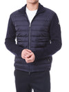 MONCLER Hybrid-Design-Padding-Strickjacke mit Logo-Patch 116315723 [P]