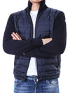 MONCLER Hybrid-Design-Padding-Strickjacke mit Logo-Patch 116315723 [P]