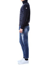 MONCLER Hybrid-Design-Padding-Strickjacke mit Logo-Patch 116315723 [P]