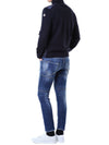 MONCLER Hybrid-Design-Padding-Strickjacke mit Logo-Patch 116315723 [P]