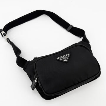 Prada Triangle Logo Nylon Unisex Belt Bag S507 159694340 [P]