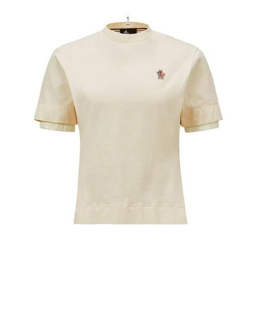 MONCLER グレノーブル ロゴ パッチ コットン Tシャツ 8C00001 89AW1 04A 151062269 [P]