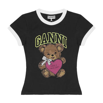 Ganni Short Sleeve T-shirt 159694805 [P]
