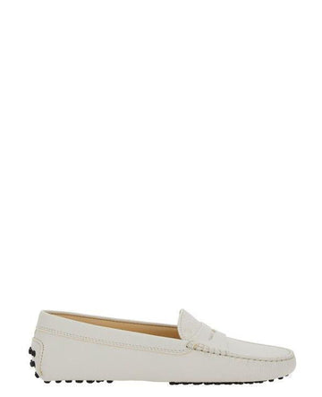 Tods Leather Driving Shoes White 152200845 [P]
