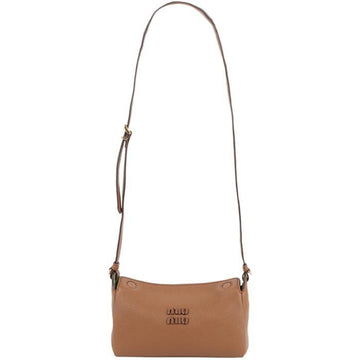 Miu Miu Leather Pouch Shoulder Bag 158375558 [P]