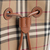 Burberry Small Check Leather Drawstring Bucket Bag 158174844 [P]