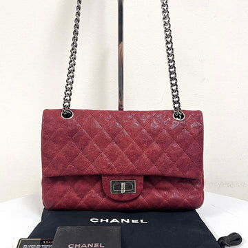 CHANEL Vintage 2.55 Chain Flap Shoulder Bag 159695345 [P]