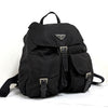 Prada Triangle Logo Nylon Backpack Black Medium 159697527 [P]