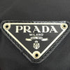 Prada Triangle Logo Nylon Backpack Black Medium 159697527 [P]