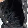 Prada Triangle Logo Nylon Backpack Black Medium 159697527 [P]