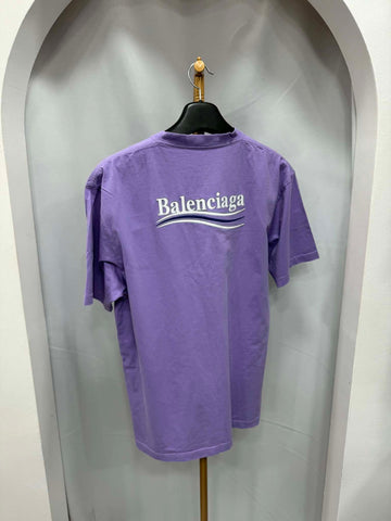 Balenciaga Wave Logo Embroidered Poly T-shirt XS 159697922 [P]