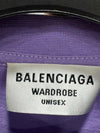 Balenciaga Wave Logo Embroidered Poly T-shirt XS 159697922 [P]