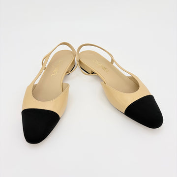 CHANEL Zweifarbige Slingbacks A234234 159698016 [P]