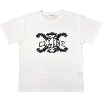 CELINE コットンジャージのルーズTシャツ 156605763 [P]