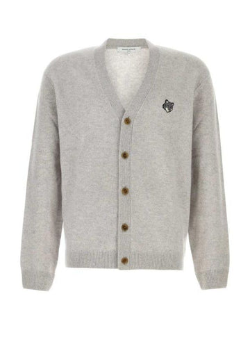 Maison Kitsune Fox Head LAMBSWOOL Comfort Cardigan PM00502KT1006 H120 152201241 [P]