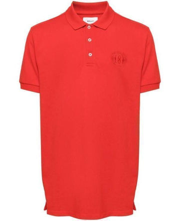 Bally Embroidered Logo Polo Short Sleeve T-Shirt MJE03ICO228 U385 152202256 [P]