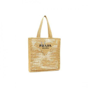 PRADA Logo-Crochet-Tote-Bag 2VG105 OOO 2C2T F0018 152202894 [P]