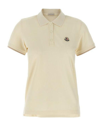 Moncler Logo Cotton Pique Polo Shirt 152205657 [P]