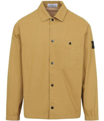 Stone Island Double-Coated Cotton Ripstop Overshirt 156726065 [P]