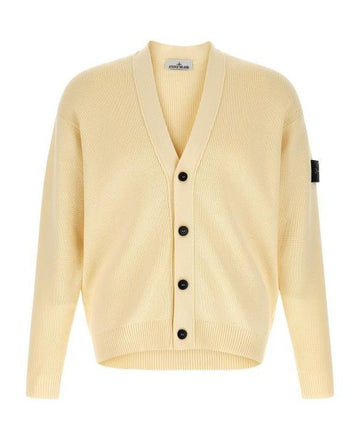 Stone Island Cotton V-Neck Cardigan 156726208 [P]