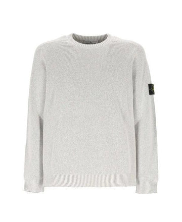 Stone Island Plated Ribbed Cotton Boucle Sweater 156726259 [P]
