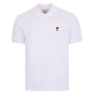 AMI Small Heart PK T-Shirt White 760 100 148409275 [P]