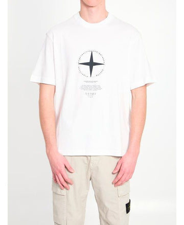 Stone Island Cotton Jersey T-Shirt Organic Short Sleeves 156726357 [P]