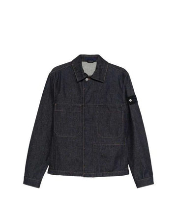 STONE ISLAND Denim Raw Coach Jacke 156726509 [P]