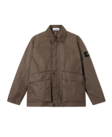 Stone Island Waxed Pigment Cotton Tela Coac L1S15 4100054 S0290 V007C 156726721 [P]