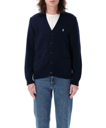 Polo Ralph Lauren Embroidered V-Neck Cardigan with Pony Logo 156727804 [P]