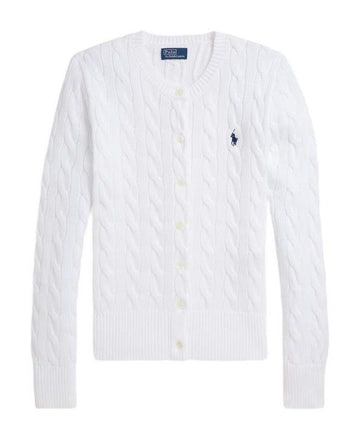 Polo Ralph Lauren Cotton Cable Cardigan with Pony Logo Embroidery 156728222 [P]