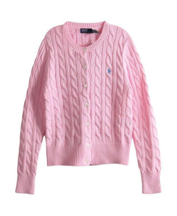 Polo Ralph Lauren Cotton Cable Cardigan with Pony Logo Embroidery 156728223 [P]