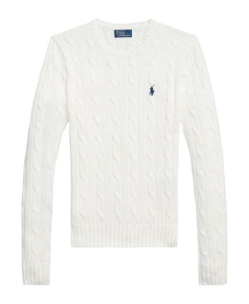 POLO RALPH LAUREN Pima Baumwoll-Kabelstrickpullover mit Pony-Logo 156728289 [P]