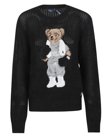 Polo Ralph Lauren Cotton Crewneck Sweater with Polo Bear 156728288 [P]