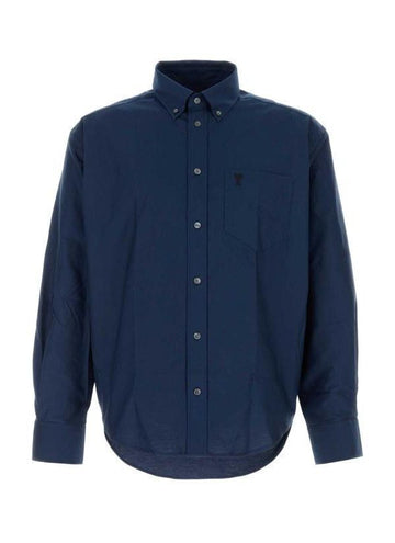 AMI Baumwolle Boxy Besticktes Hemd 156729437 [P]