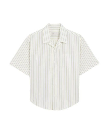 AMI Embossed Boxy Kurzarmshirt 156729445 [P]