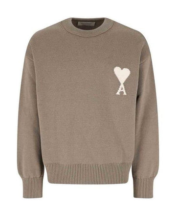 AMI Wool Cotton Crew Neck Sweater 156729530 [P]