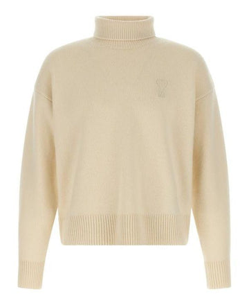 AMI Pullover aus Woll- und Kaschmir-Mischung mit Funnel-Neck 156729635 [P]
