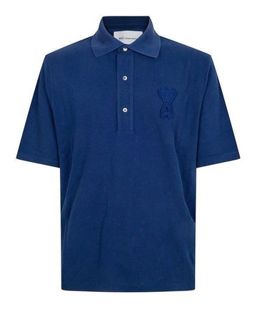 AMI Patch-Polo aus Baumwolle 156729662 [P]