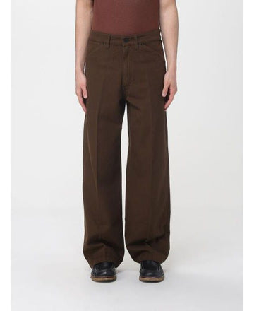 LEMAIRE Weite Hose aus gebrochenem Twill mit Batik 156729780 [P]