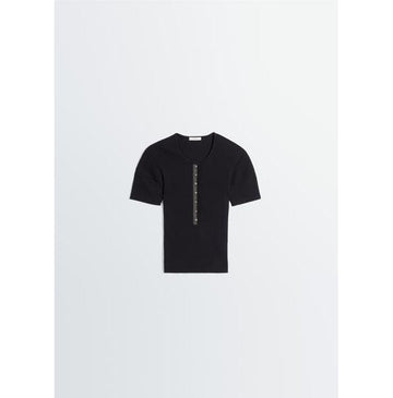 LEMAIRE フィッテッド ヘンリー Tシャツ 156729974 [P]