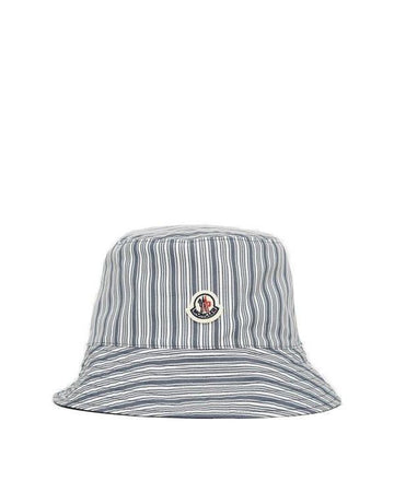 MONCLER Wende-Bucket-Hut mit Streifen aus Baumwolle 156730039 [P]