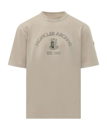 MONCLER Logo-Druck T-Shirt aus Baumwolle 156730069 [P]