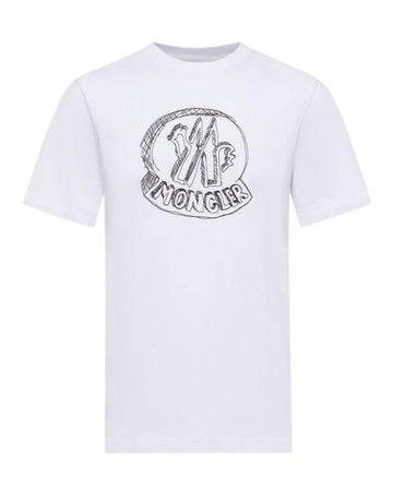MONCLER Handskizzen-Logo T-Shirt 156730083 [P]